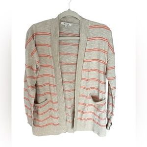 Madewell striped cardigan size small